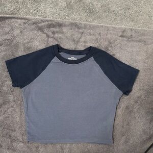 Hollister Navy Baby Tee